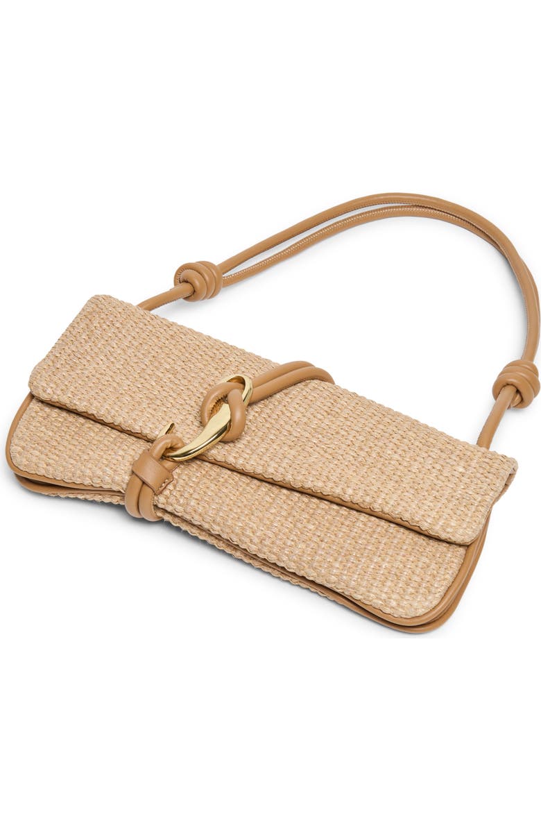 Dolce Vita Alice Raffia Shoulder Bag, Alternate, color, Tan