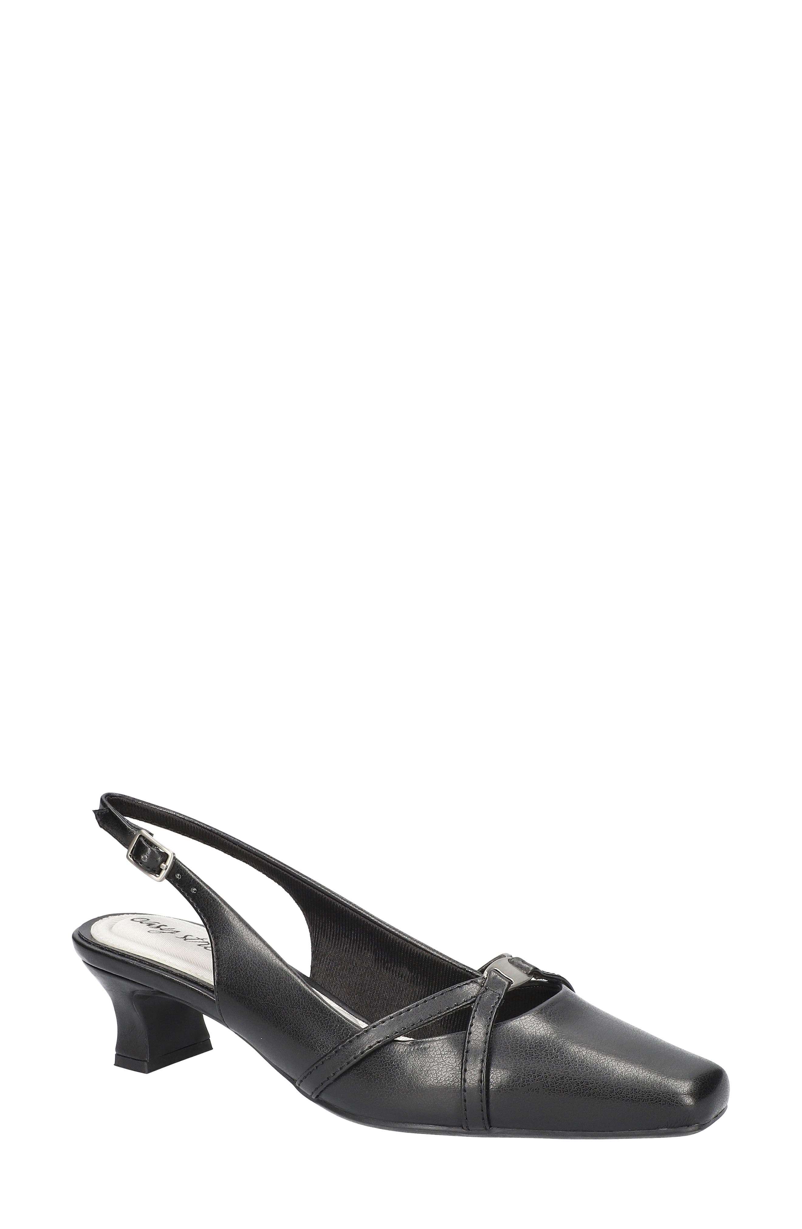 EASY STREET Ridley Kitten Heel Slingback Pump