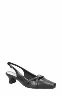 EASY STREET Ridley Kitten Heel Slingback Pump