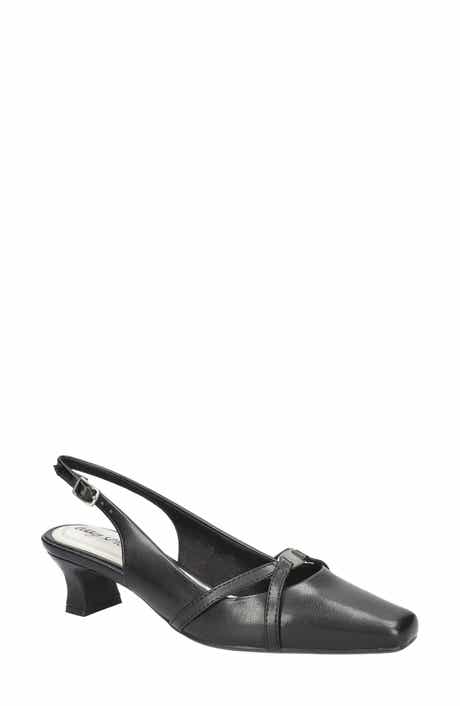 EASY STREET Ridley Kitten Heel Slingback Pump
