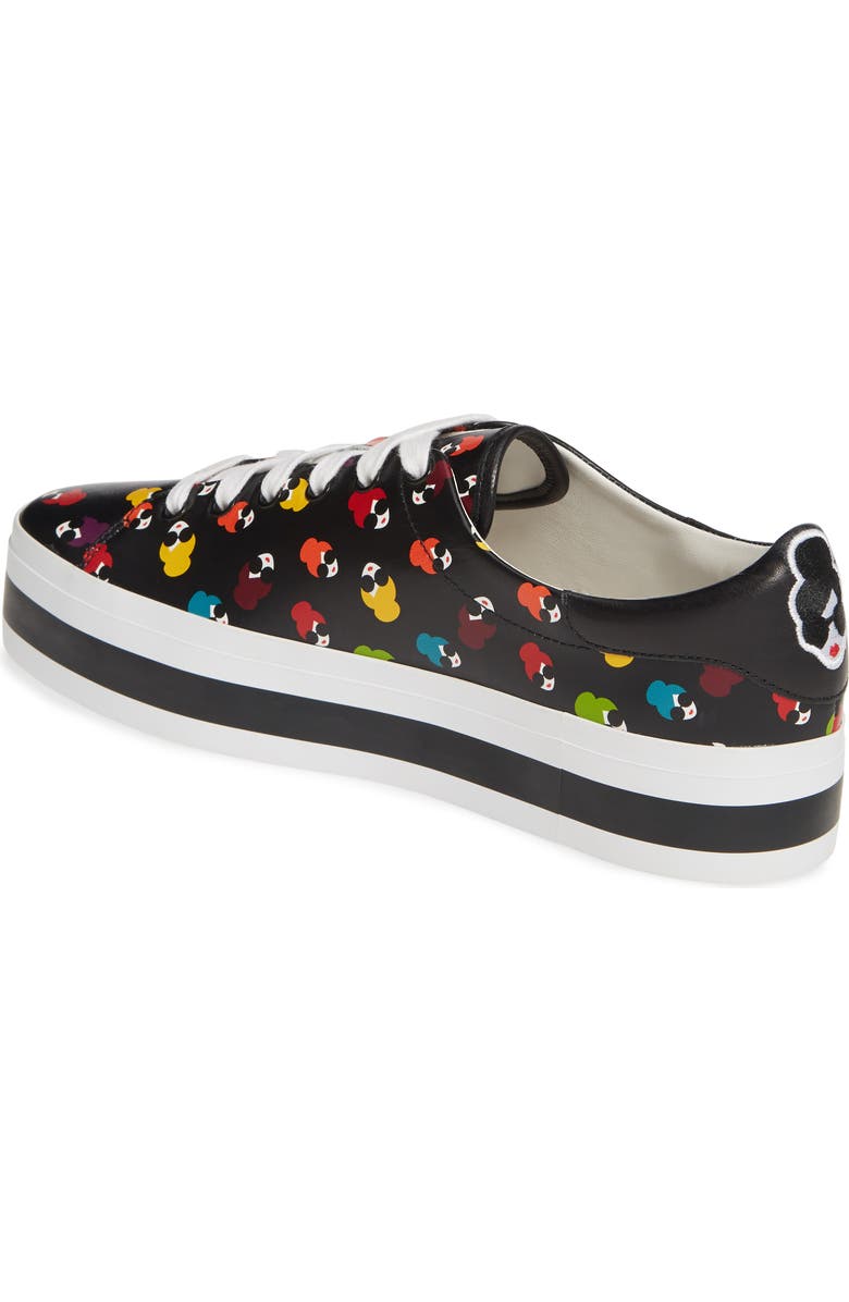 Alice + Olivia Ezra Flatform Sneaker, Alternate, color,