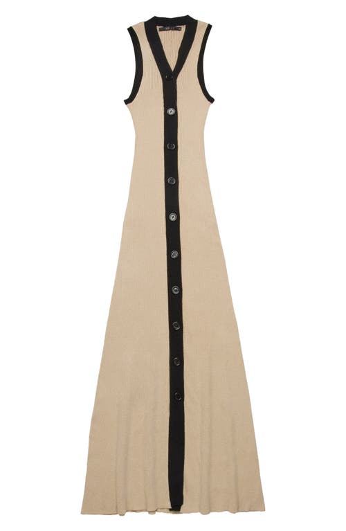 DELUC DELUC VILA SLEEVELESS RIB SWEATER DRESS