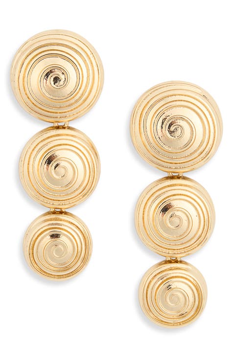 Swirl Drop Earrings