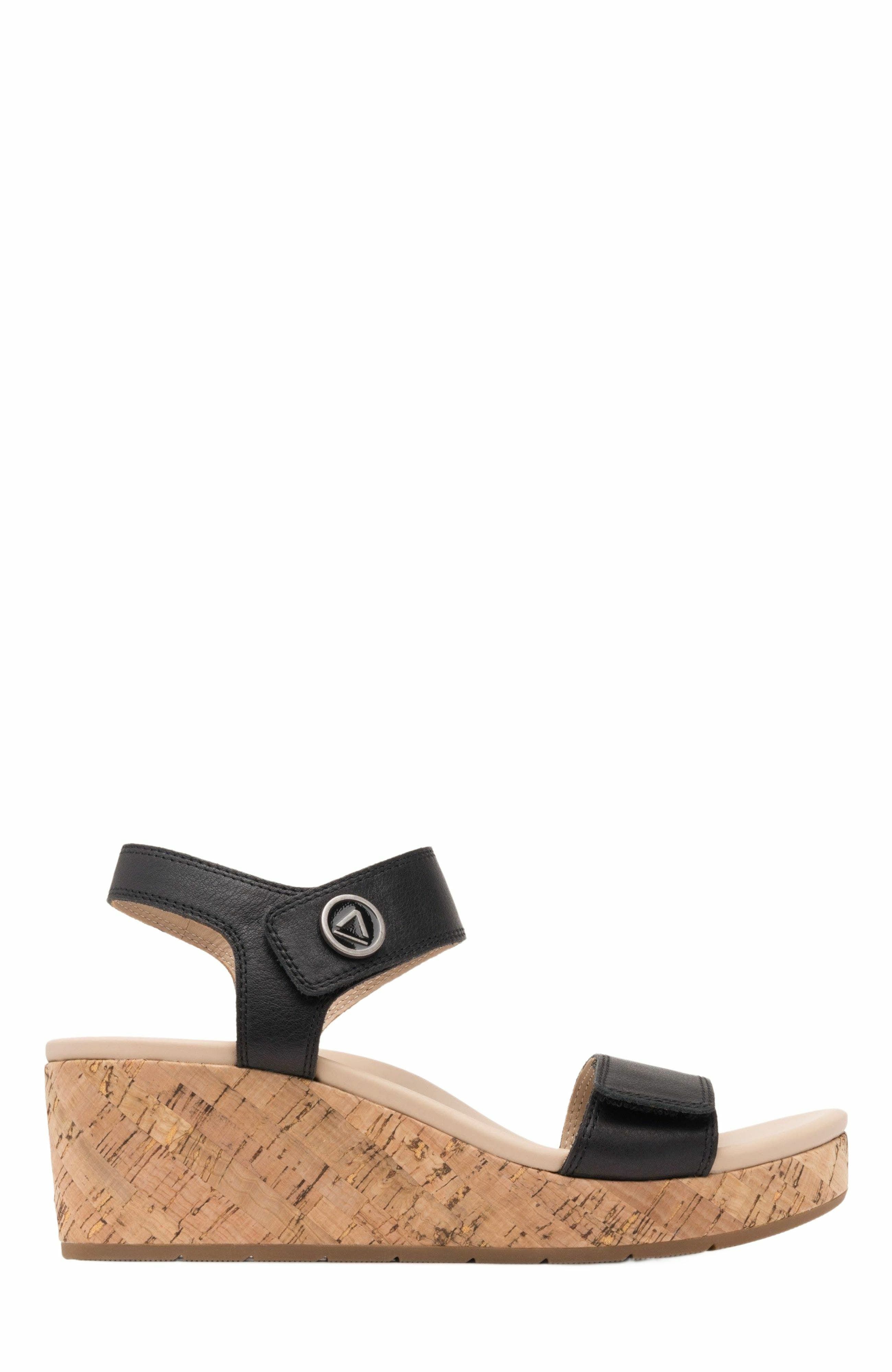 ABEO Riviera Strap Sandal, Alternate, color, Black - Metatarsal