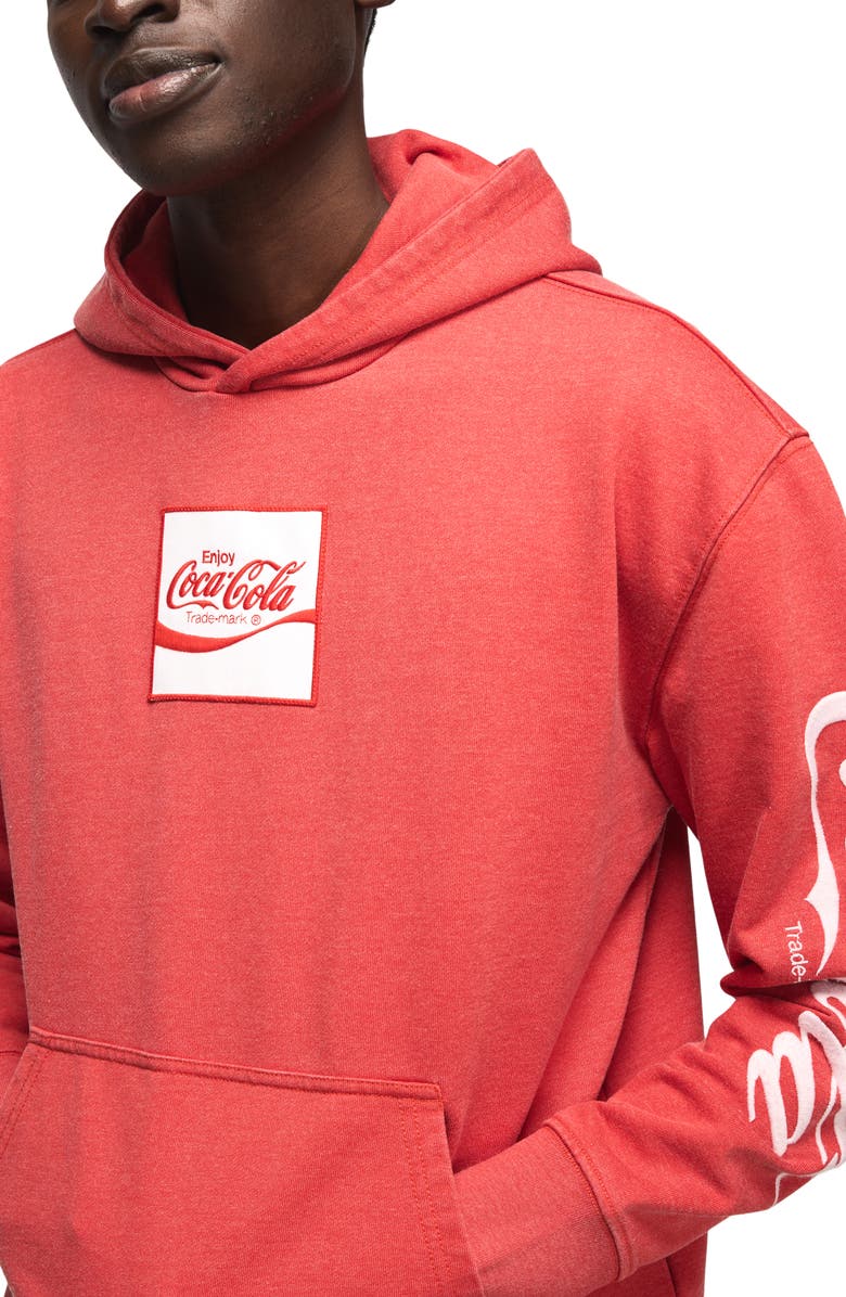 Lucky Brand Coca-Cola<sup>®</sup> Cotton Blend Hoodie, Alternate, color,