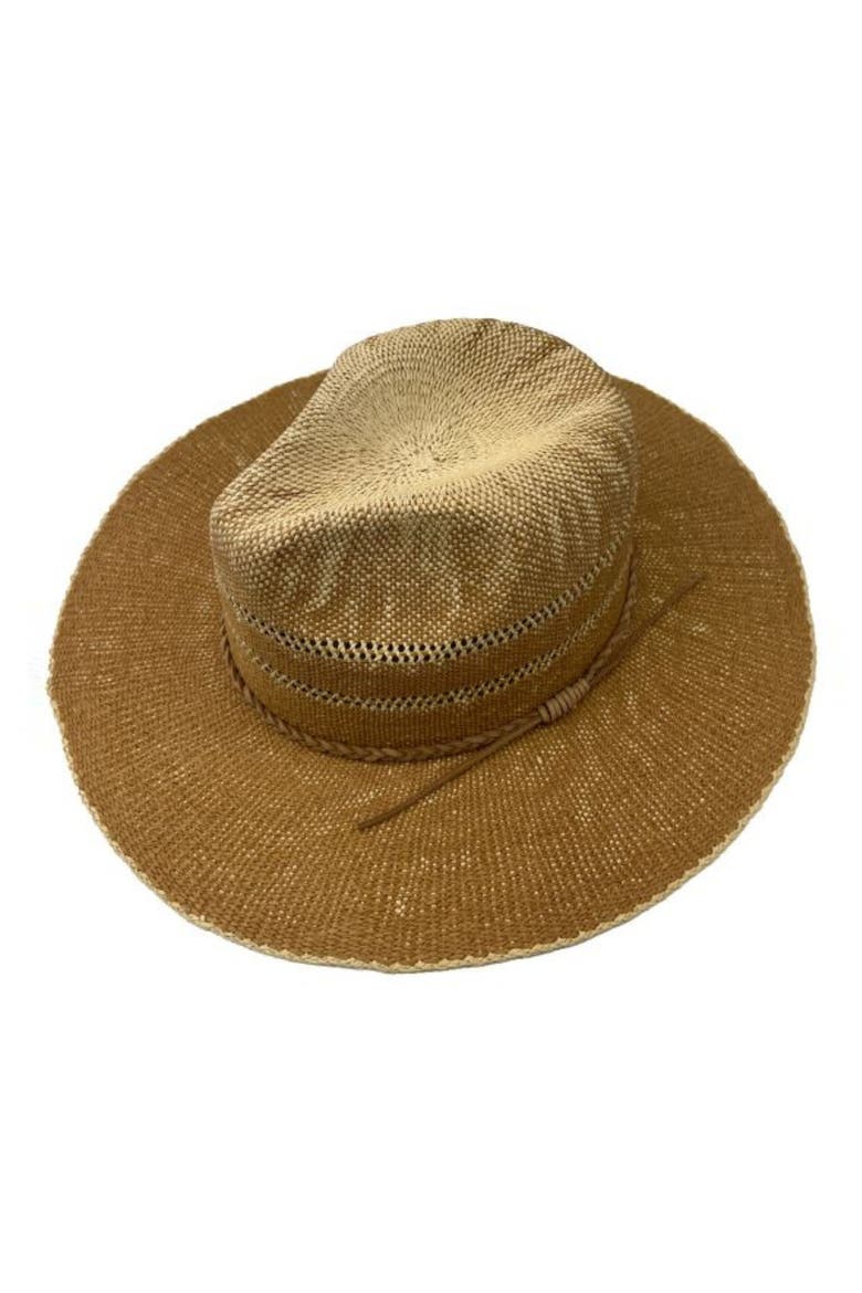 Straw Panama Hat, Main, color, TAN