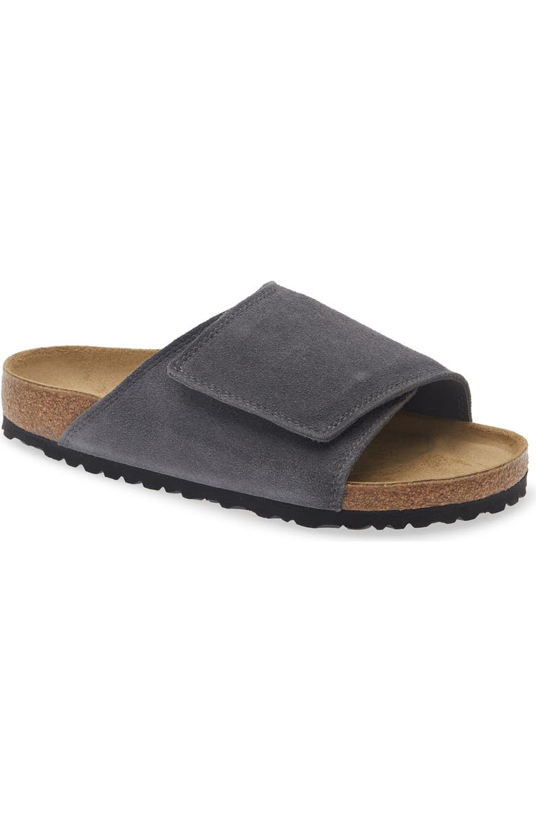 Birkenstock Solana Slide Sandal, Main, color, Charcoal