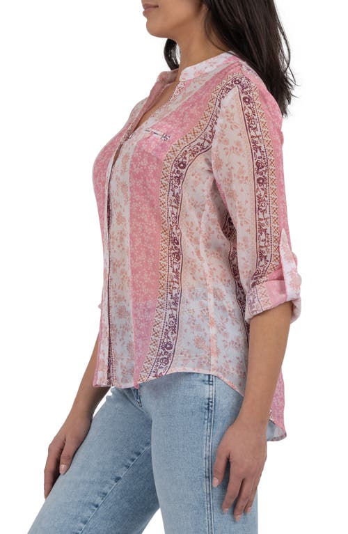 Kut From The Kloth Jasmine Chiffon Button-up Shirt