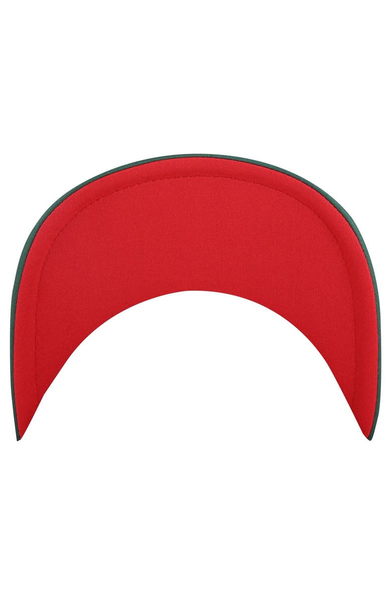 '47 Men's '47 Green Minnesota Wild Sideband Stripes Trucker Snapback Hat, Alternate, color, Green