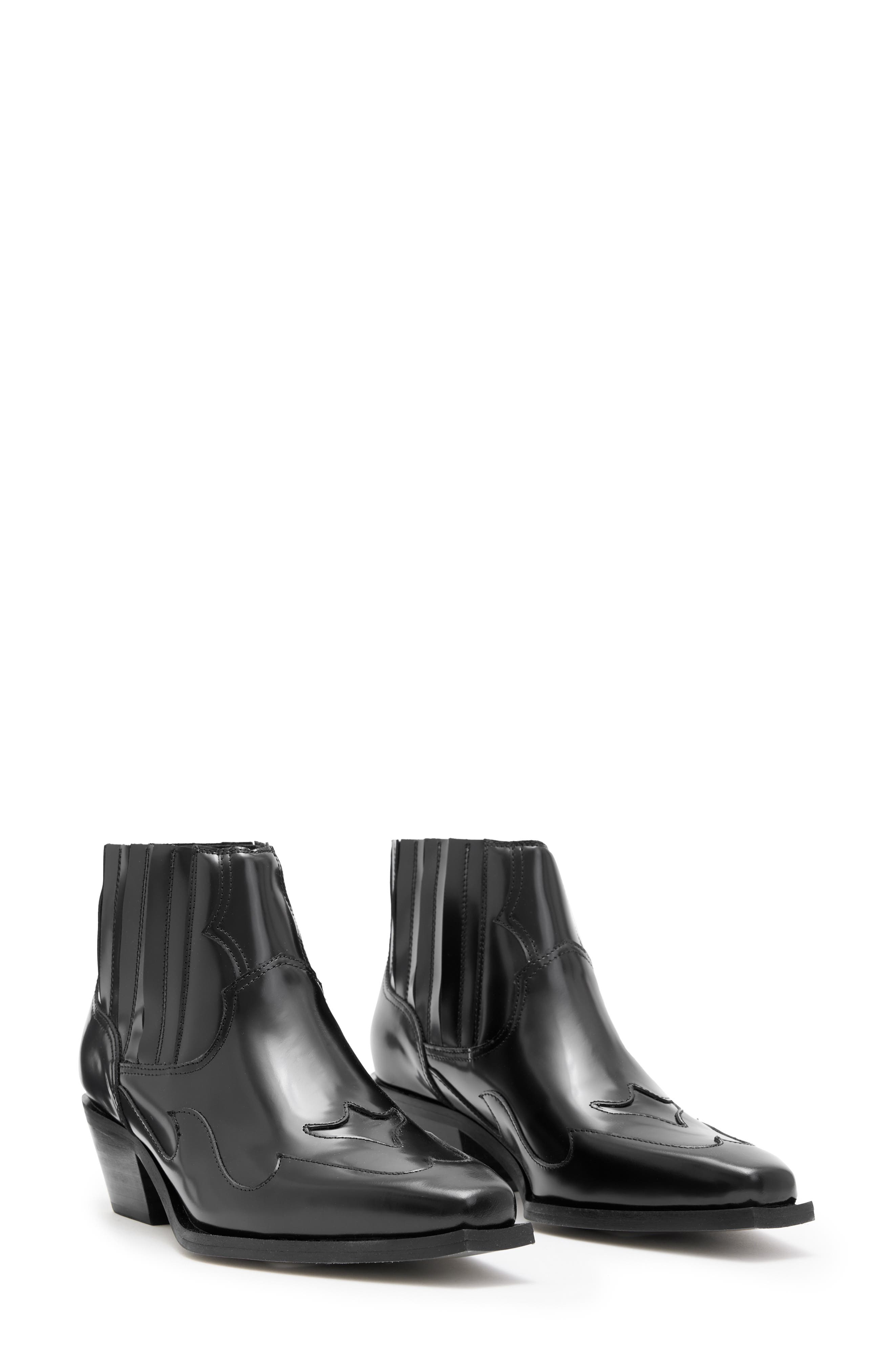 AllSaints Jonty Western Boot, Main, color, 