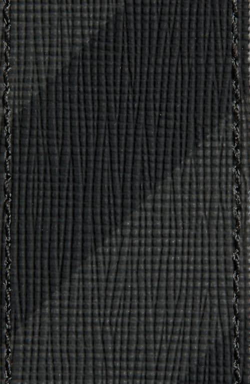 Burberry Louis Reversible Check Belt In Charcoal/graphite