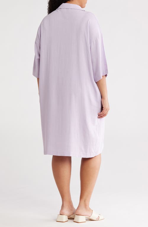 Renee C Johnny Collar Shift Dress