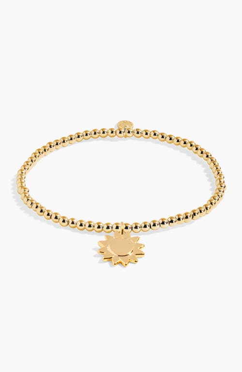 A Littles & Co. A Littles & Co A Little 'you Are My Sunshine' Bracelet In Gold