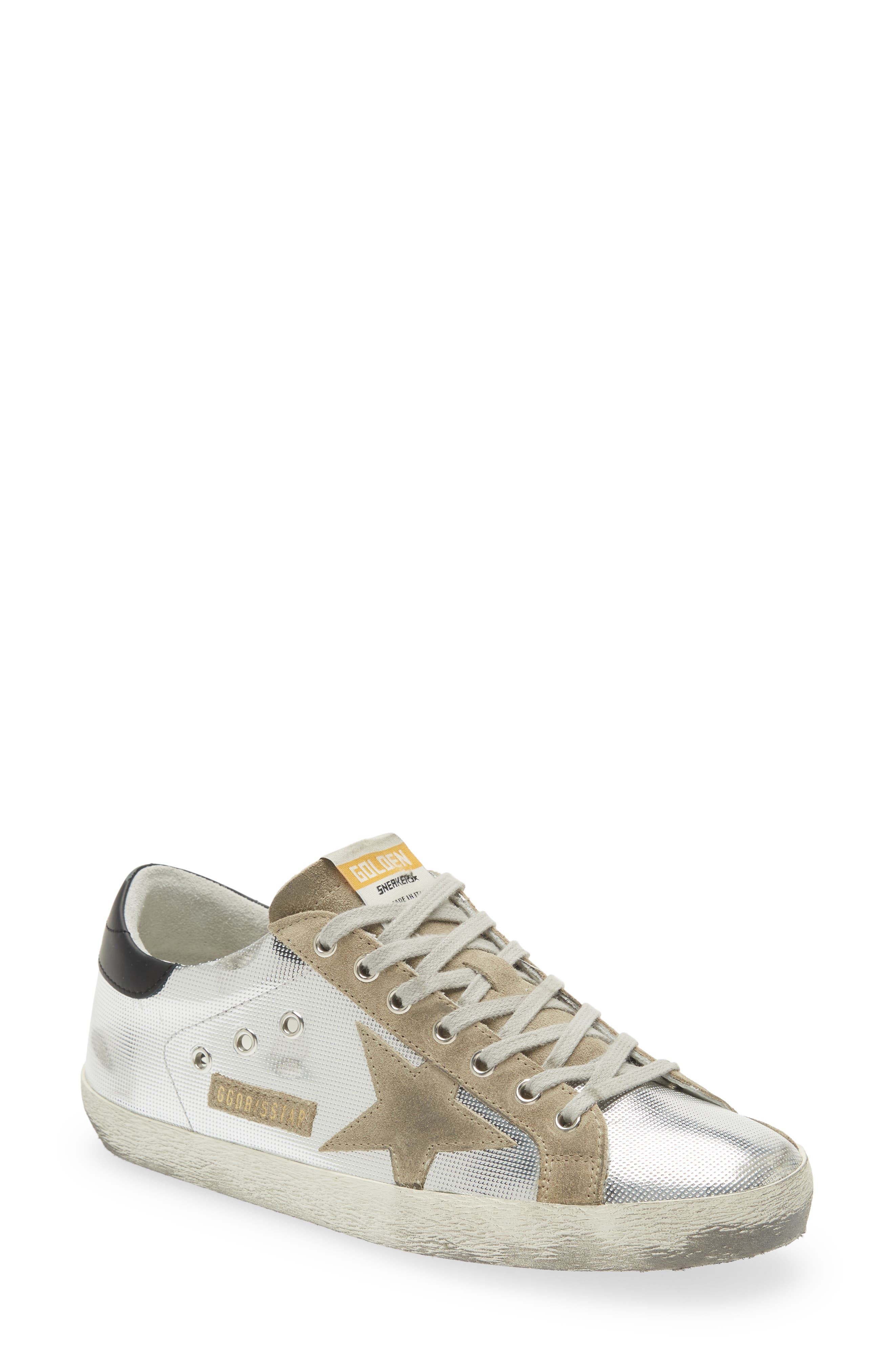 Golden Goose Super-Star Laminated Sneaker, Main, color, 