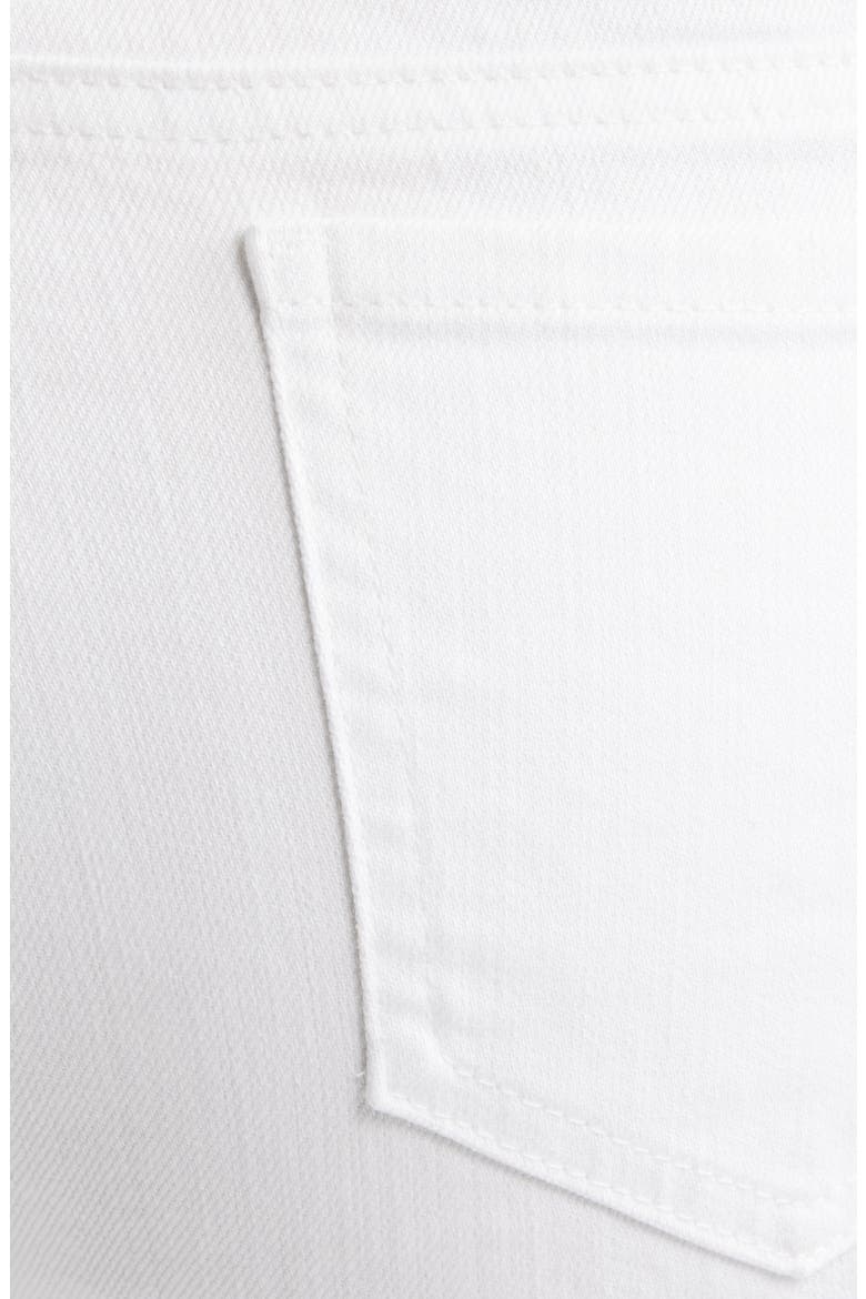 Raw Hem Wide Leg Jeans, Alternate, color, WHITE
