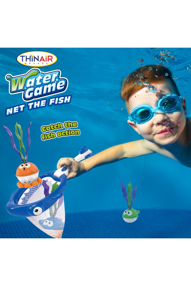 Net The Fish Water Game, Shark Net, 3 Fish, Bath & Pool Toy 3+, Alternate, color, Multicolored