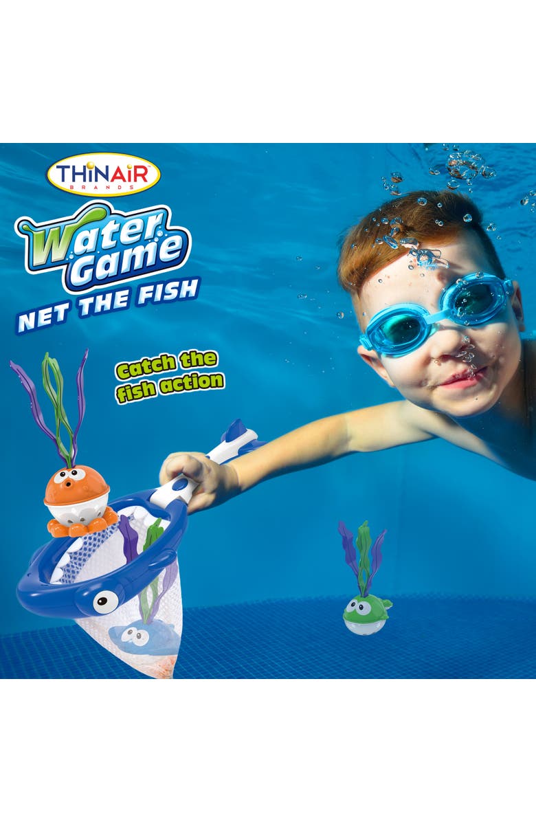 Scooba Duck Net The Fish Water Game, Shark Net, 3 Fish, Bath & Pool Toy 3+, Alternate, color, Multicolored