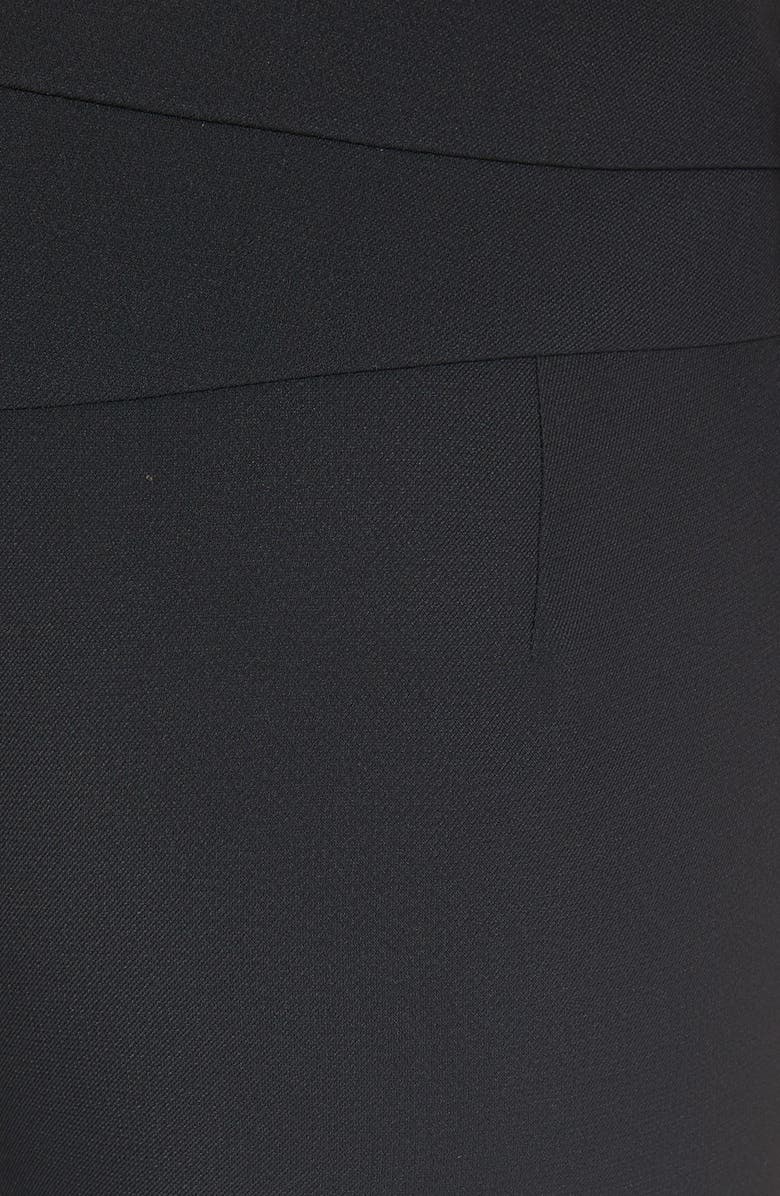 Chloé Asymmetrical Button Flare Cady Pants, Alternate, color, 