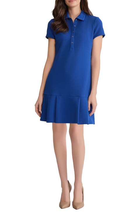 Karolina Pleated Polo Dress