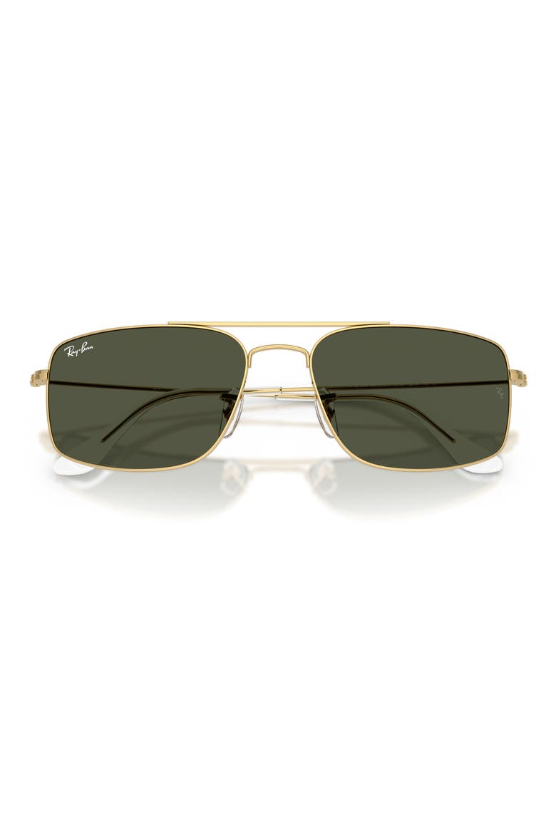 Explorer 3 56mm Square Sunglasses, Alternate, color, ARISTA / GREEN