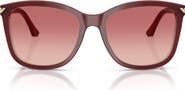 Emporio Armani 56mm Gradient Square Sunglasses