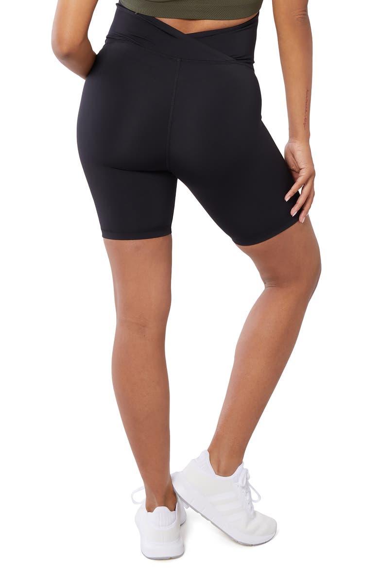 Ingrid & Isabel<sup>®</sup> Performance Maternity Bike Shorts, Alternate, color, 
