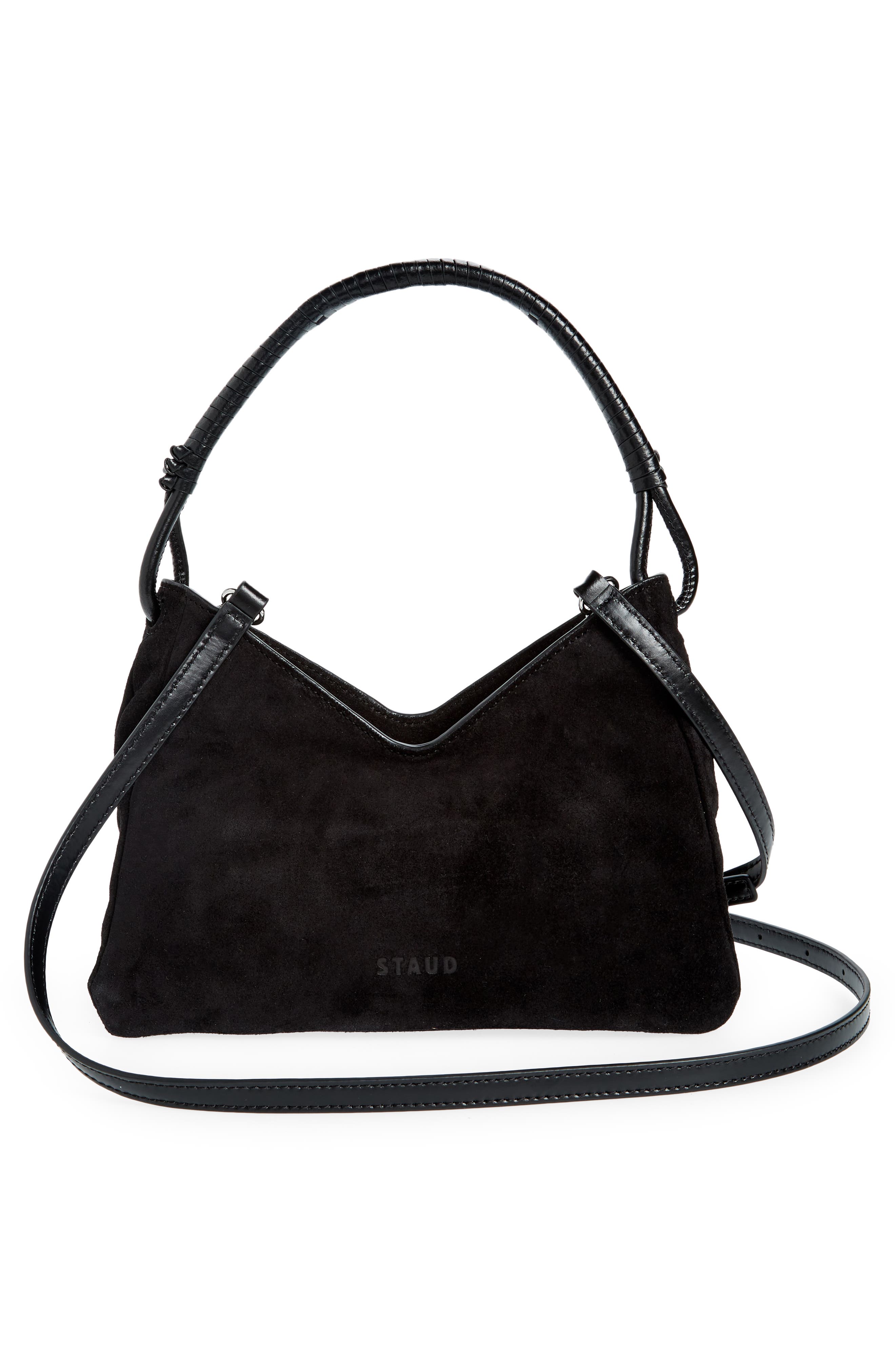 STAUD Valerie Suede Shoulder Bag, Alternate, color, 