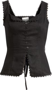 Reformation Viola Linen Tank