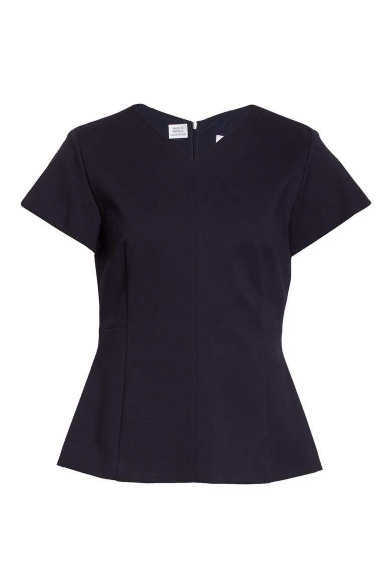 Ivalyna V-Neck Top, Alternate, color, MIDNIGHT