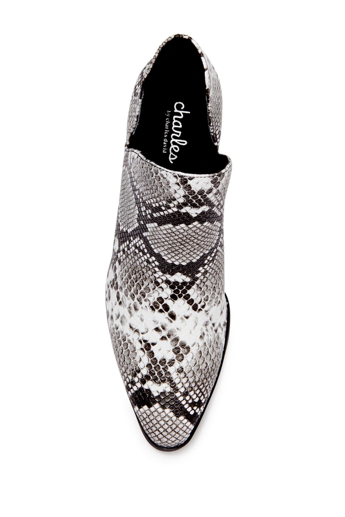 Charles David Usual Snakeskin Print Bootie, Alternate, color, 