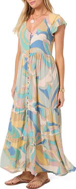 O'Neill Zygrid Butterfly Maxi Dress