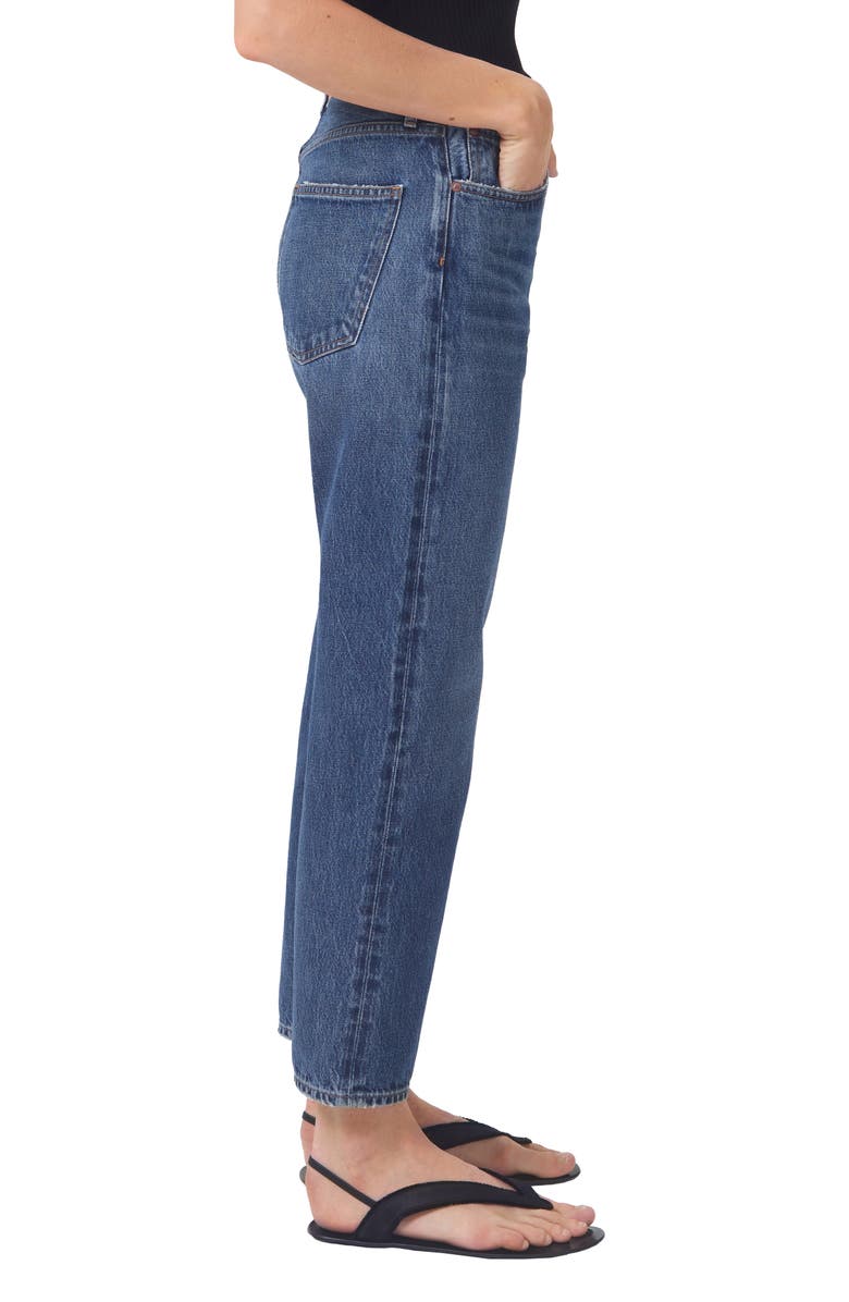 AGOLDE '90s Crop Relaxed Organic Cotton Jeans, Alternate, color, 