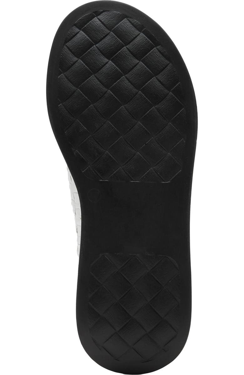 La Canadienne Pacifik Waterproof Slingback Platform Wedge Sandal, Alternate, color, Milk Leather