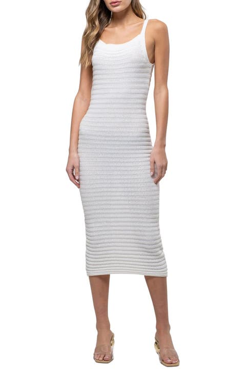 Sleeveless Cotton Sweater Dress