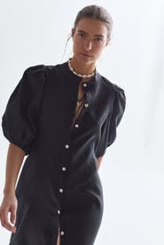 LANHTROPY Bubble Linen Dress