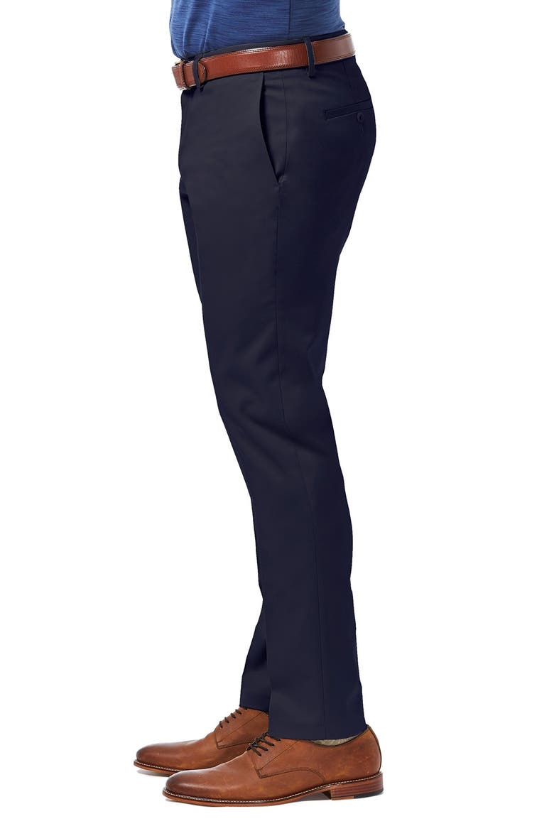 Premium No Iron Khaki Slim Fit Pant, Alternate, color, DARK NAVY
