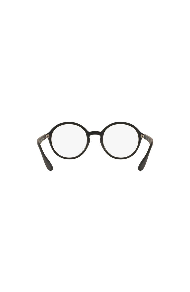 Ray-Ban 49mm Round optical glasses, Alternate, color, Black