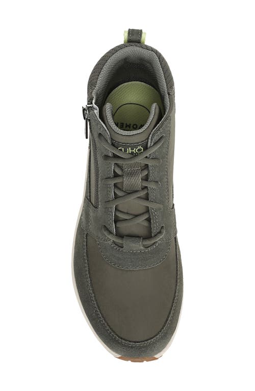 Ryka Rykä Sincere Water Repellent Trail Sneaker Boot In Green