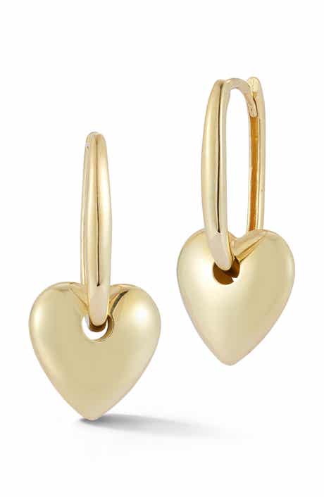 Ember Fine Jewelry Heart Charm Earrings