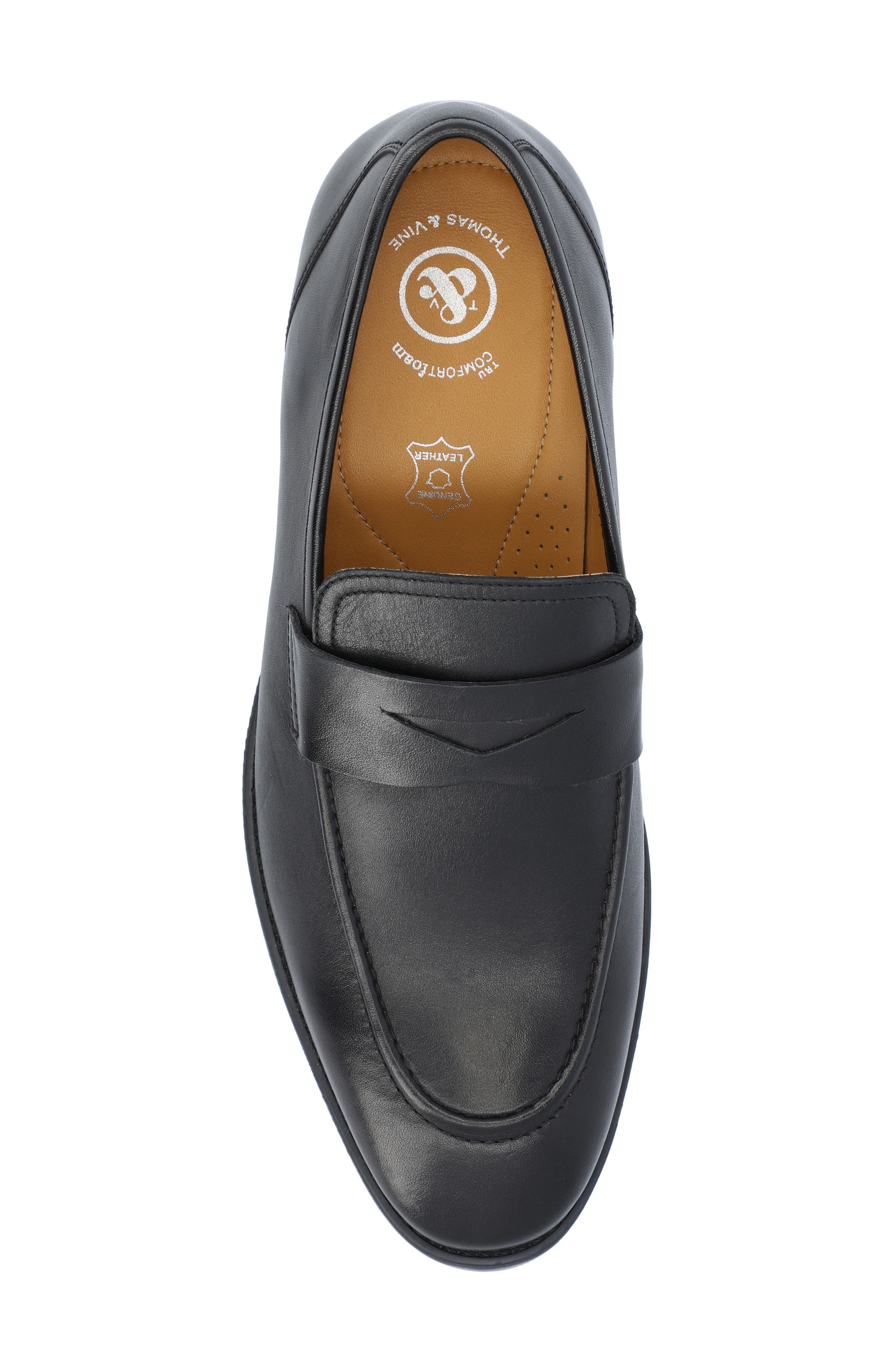 Thomas & Vine Bishop Penny Loafer - Wide Width, Alternate, color, 