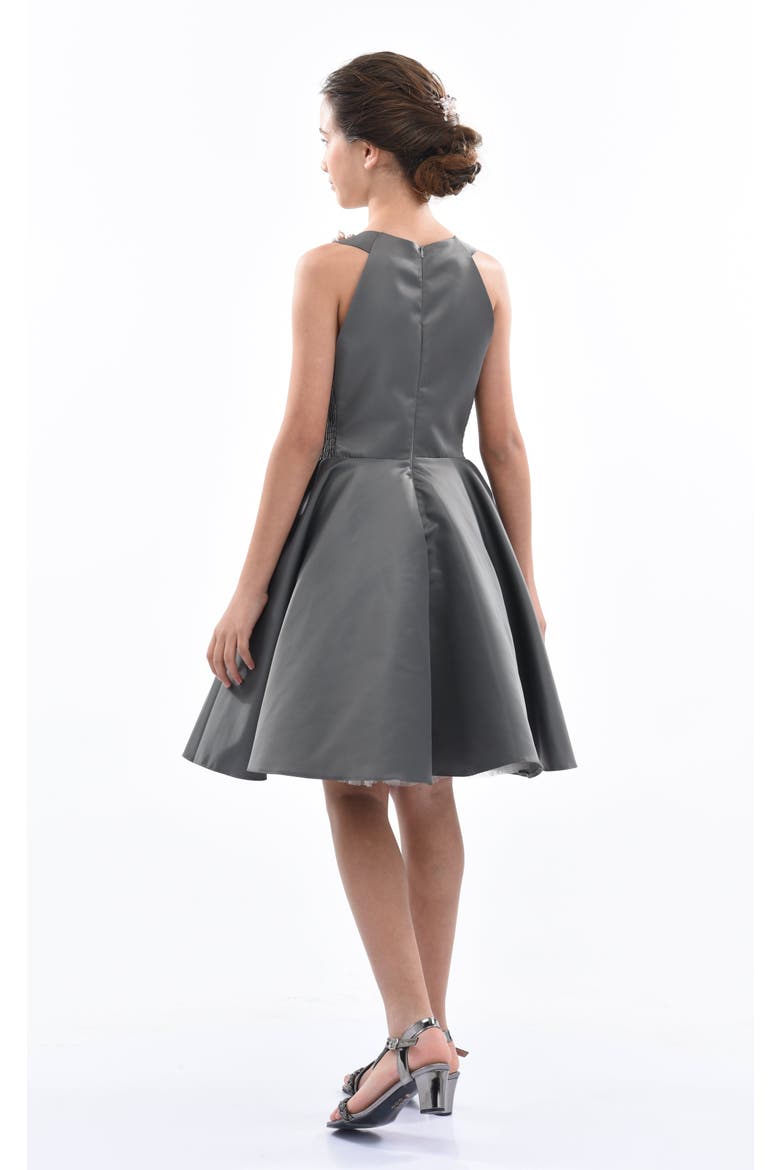 Cardona Dress, Alternate, color, Grey