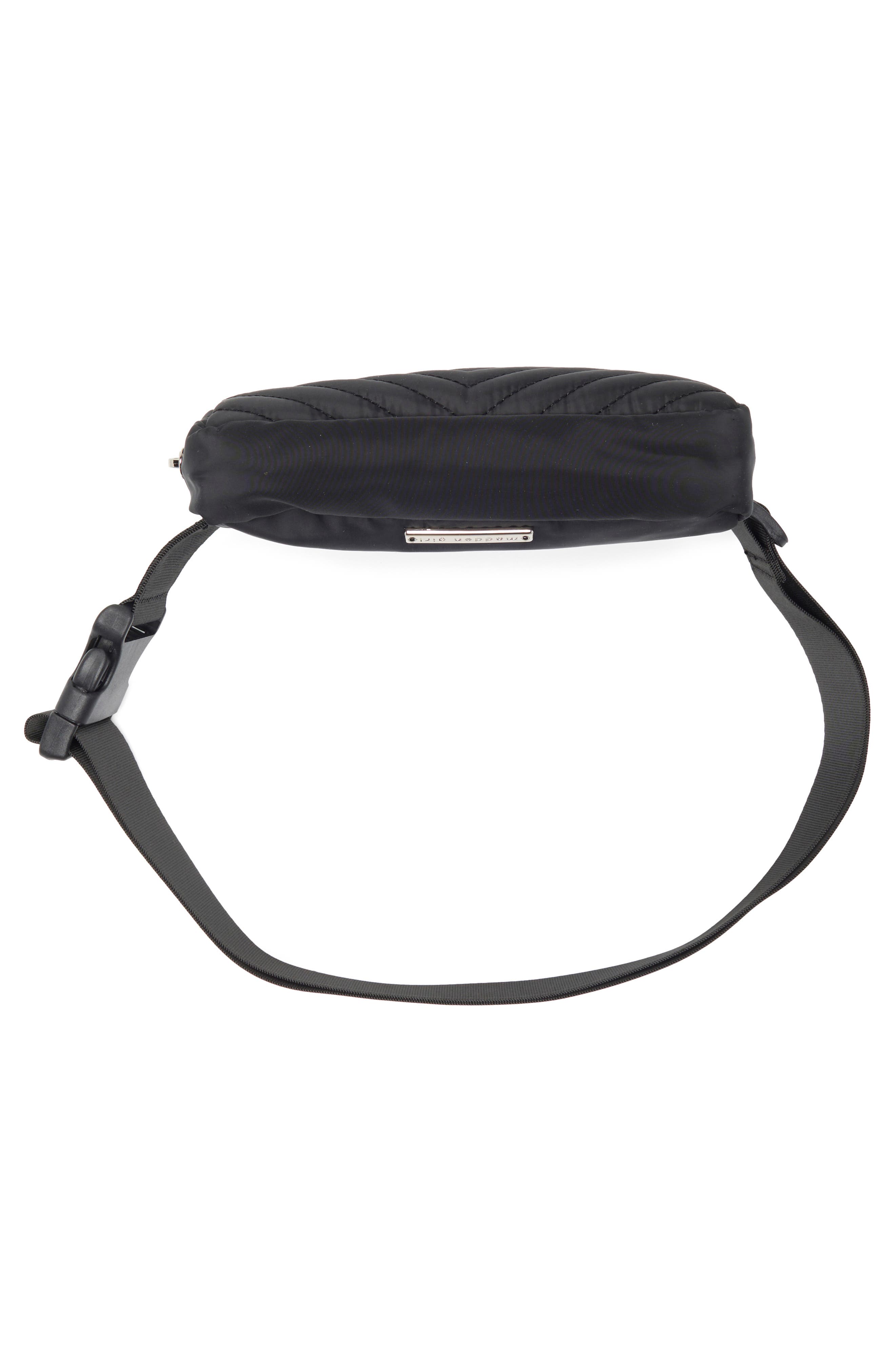 Madden Girl Quilted Belt Bag, Alternate, color, 