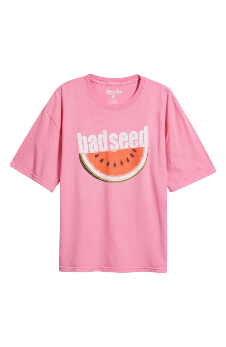 Junk Food Bad Seed Cotton Graphic T-Shirt, Alternate, color, Pink Carnation