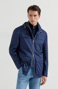 Brunello Cucinelli Safari jacket with detachable hood