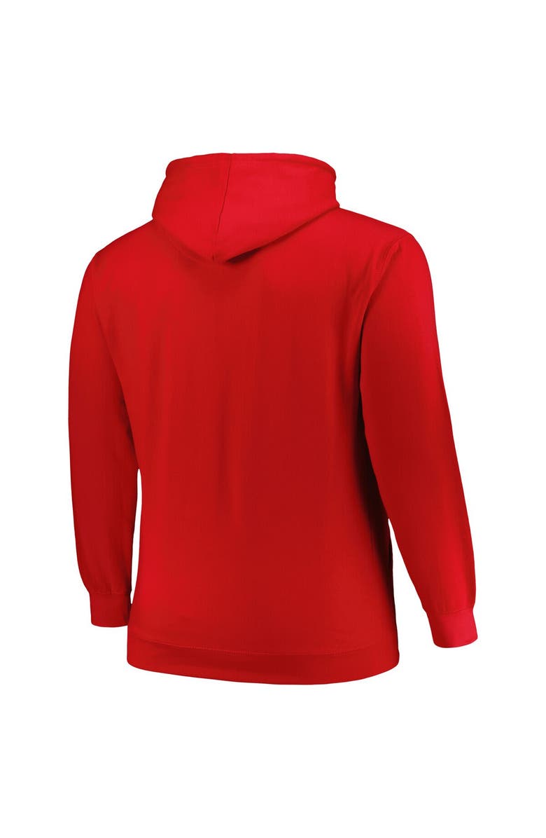 Mitchell & Ness Men's Mitchell & Ness Red Chicago Bulls Hardwood Classics Big & Tall Pullover Hoodie, Alternate, color, Red