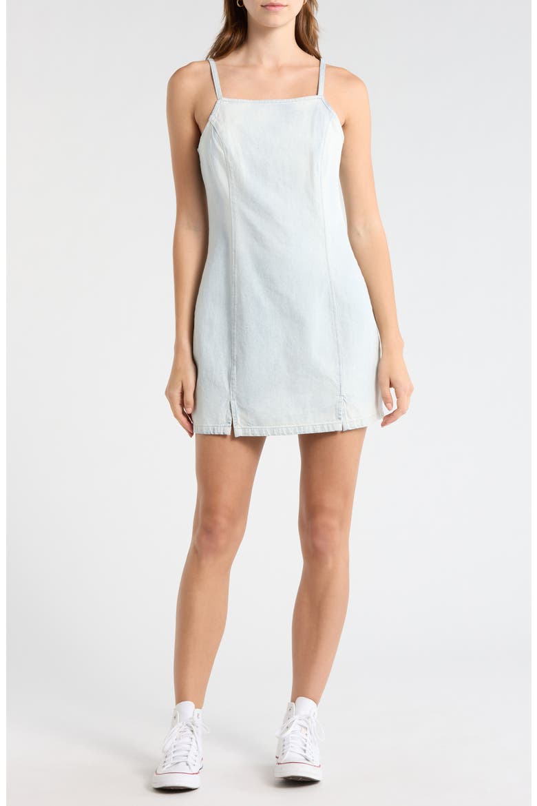 Jade Saltwashed Sleeveless Minidress, Main, color, BLUE MIST