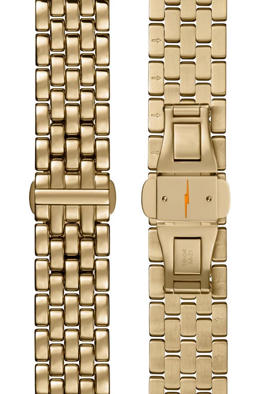 Shinola The Runwell Moon Phase Bracelet Watch, 41mm In White