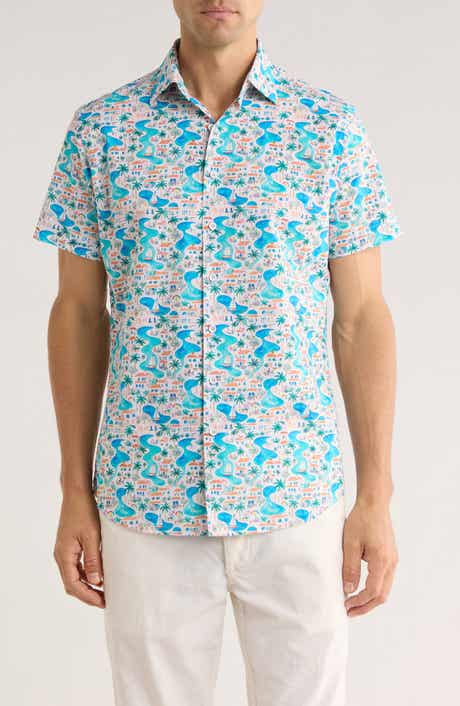 Rodd & Gunn Gap Road Sport Fit Short Sleeve Cotton Button-Up Shirt