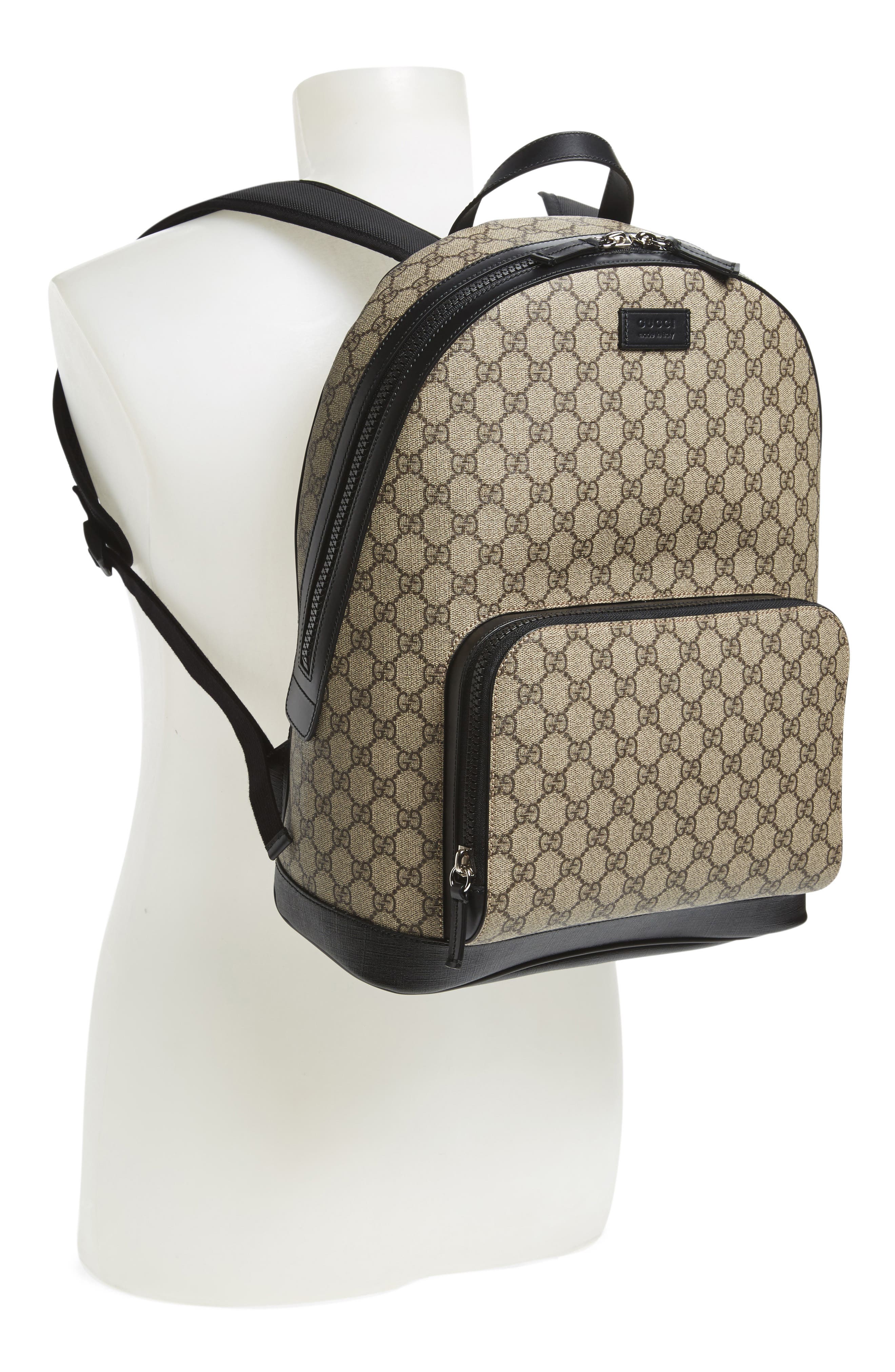Gucci Eden Canvas Backpack, Alternate, color, 