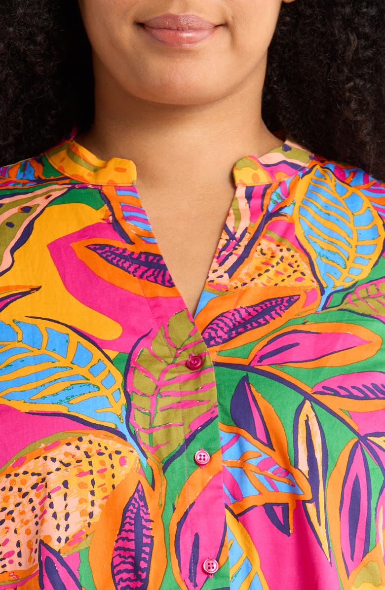 SUGARLIPS Milana Adrina Sleeveless Tiered Dress, Alternate, color, Orange/ Pink/ Multi